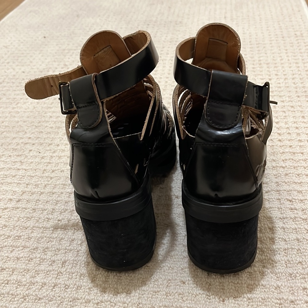 Purified woven leather sandal (36) - Picture 3 of 5